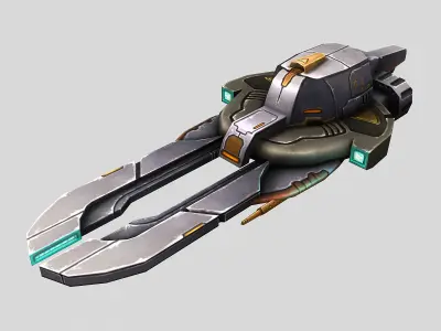 X Battleship 03 3D model