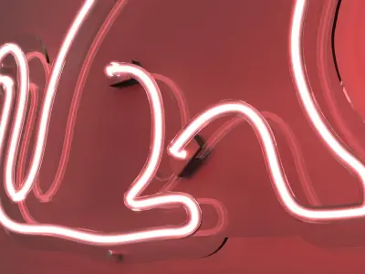 Cat 3 - Neon Sign 3D model