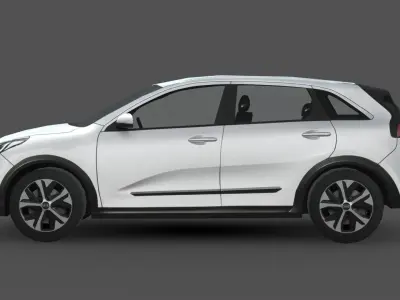Kia Niro EV Low-poly 3D model