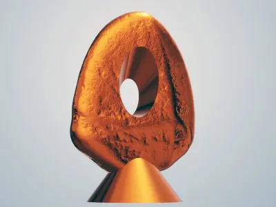 Sea Rock Sculpture Eternity 2 3D print model