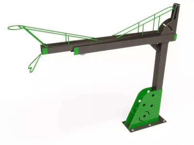 2 Layer Bicycle Rack 3D model