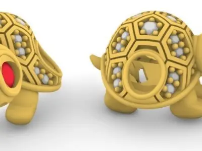 CHARM PASANTE TORTUGA 3D print model