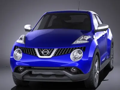 Nissan Juke 2015 VRAY 3D model