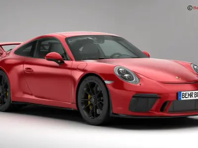 Porsche 911 GT3 2018 3D model