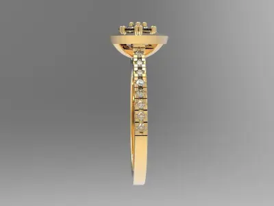 Engagement Ring Free 3D print model