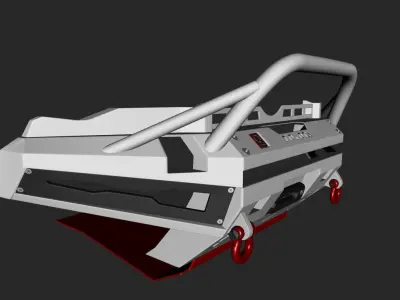 Bumper Front PROLINE for Toyota 4Runner 2017 3D model