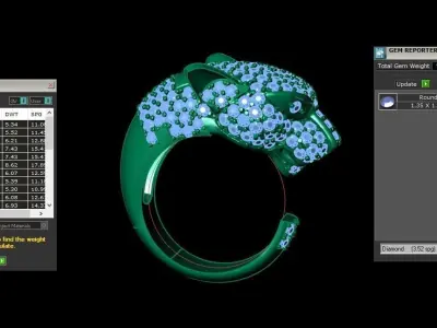 Tiger Ring Puma 3D model