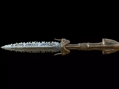 Chronicles of Riddick Irgun Knife 3d digital File 3D print model