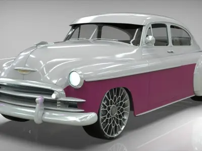 Chevy Fleetline Coupe Custom 1949 3D model