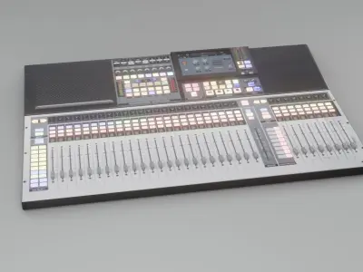 Studio Mixer - Low Poly - Game Ready - PBR Low-poly 3D model