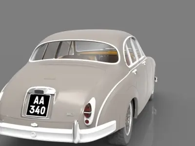 Jaguar Mark 2 New Version  Free 3D model
