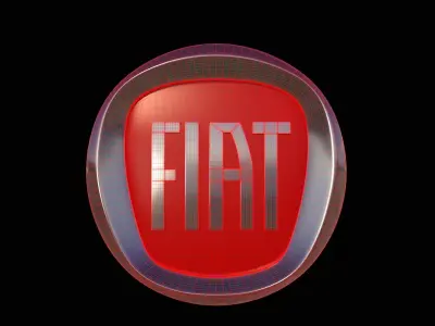 Fiat Logo 3D model