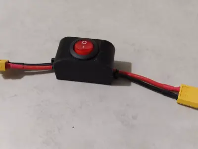 Receiver bind switch 3D print model