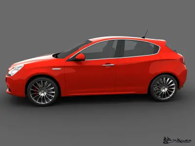 Alfa Romeo Giulietta 2011 3D model