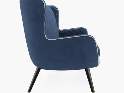 Baxter Dolly Sofa 3D model