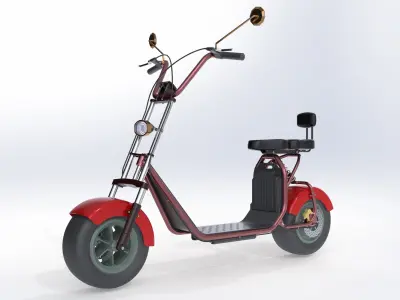 Urban Electric Scooter 3D model
