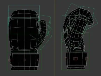 SPORT---BOXE---Glove boxing glove 3D model