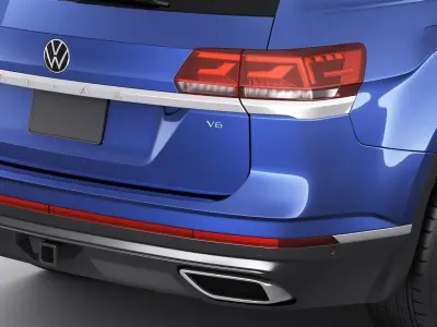 Volkswagen Atlas 2021 3D model