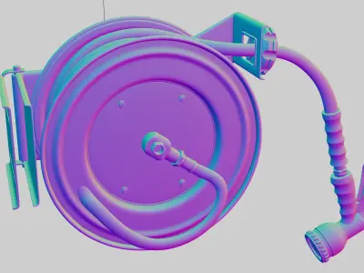 HOSE REEL 3D model