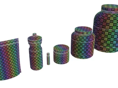 Nutrition Container pack for mockup