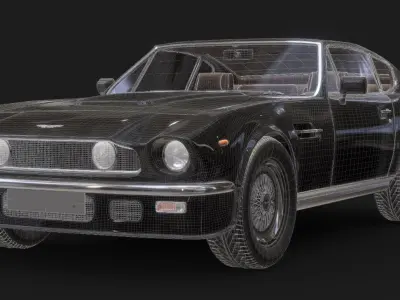 Aston Martin V8 Vantage - Bond Car - 1978 3D model