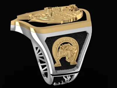 Ring Men 3D print model