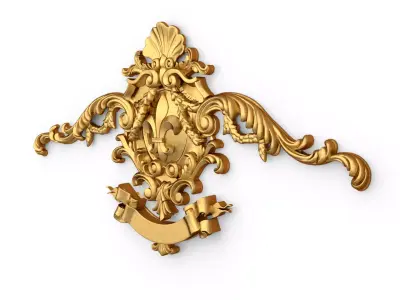 carved classic decorative ornament cnc 3d printing stl 64 3D model
