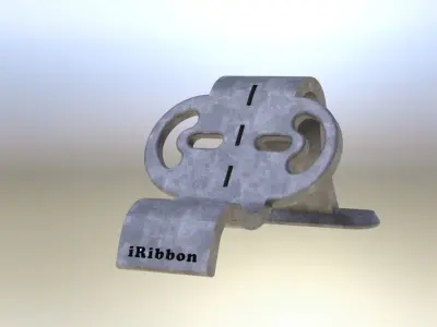 Ribbon stand iRibbon Free 3D model
