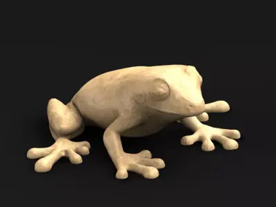Frog Decorative Printable 3D print model
