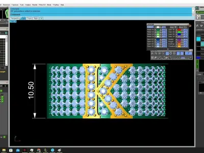 Luxury Initial Letter K Diamond Ring for Men 3689 3D print model