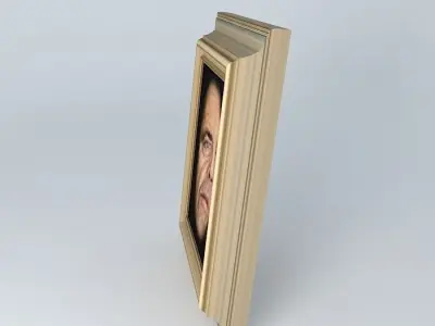 Famous People Jack Nicholson Eyes Illusion Free 3D model