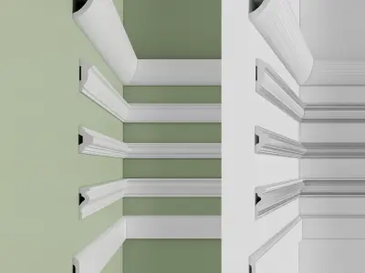 Selection moldings 1 Low-poly 3D model