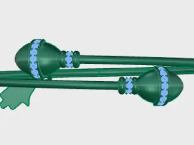 Tazzarine Diamond Bracelet Model 2 3D print model