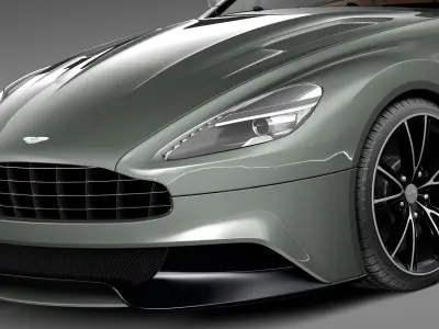 Aston Martin 2013 AM 310 Vanquish 3D model