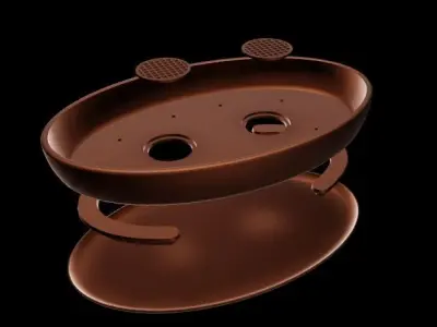 OVAL BONSAI POT 003 3D print model