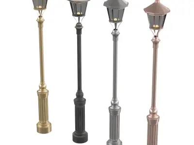street light 3D model buy