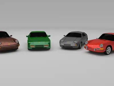 Porsche Classic Collection 3D model