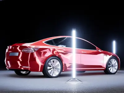 Testla Model 3 for Twinmotion 2020 or higher 3D model