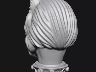 Dog sculpture 3D print model buy