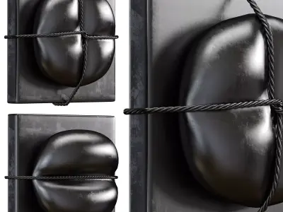 Wall art 7 with 2 materials 3D model