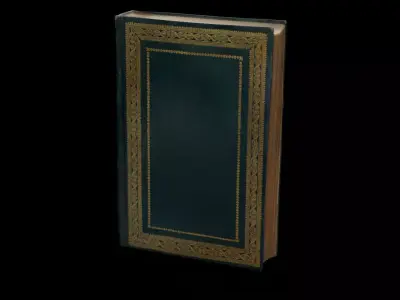 Photo Scan- Antique Book- King Solomons Mines- Low poly 3D model Low-poly 3D model