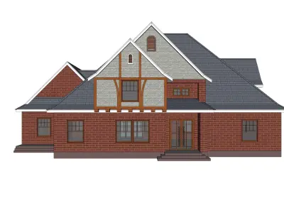 Mediterranean Style House-02 -Archimple LLC 3D model