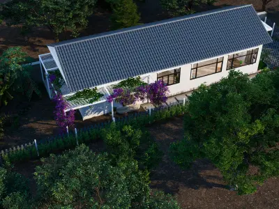 House in the countryside 3D model