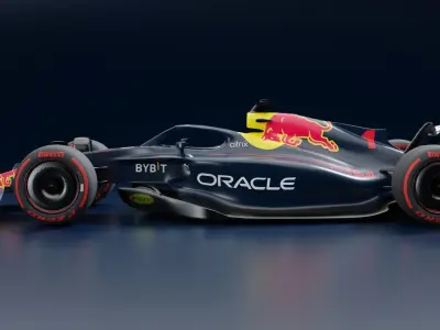 RedBull Formula 1 Car 3D model 3D model
