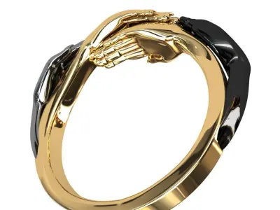 Hands 3D print model