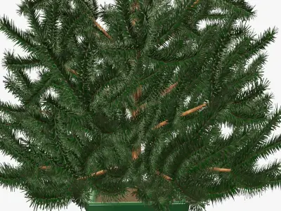 Fir tree artificial 04 3D model