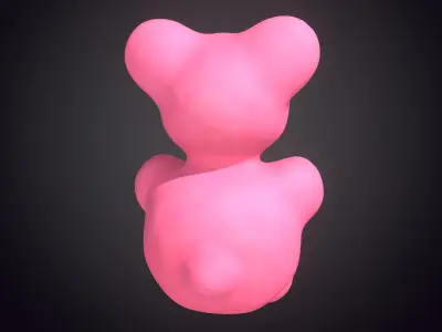 cute teddy bear 3D model
