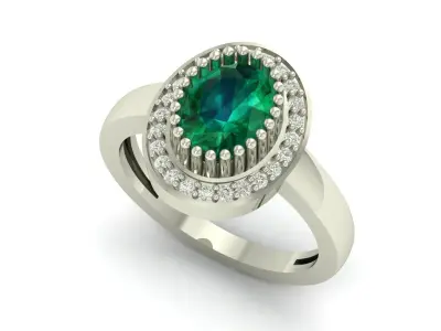 Stone Ring 3D print model shop