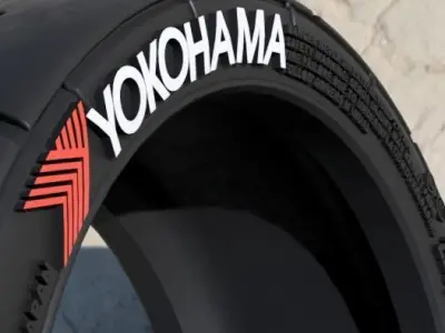YOKOHAMA ADVAN A048 TIRES FOR 17 INCH RIMS 1-24 SCALE 3D print model
