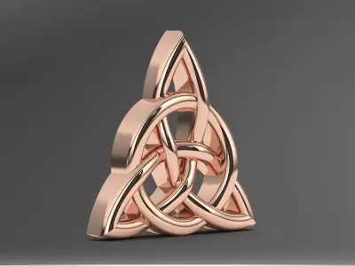 caltic pendant  3D print model